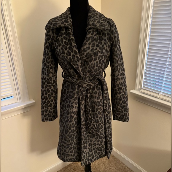 A New Day Leopard Trench Coat - Picture 2 of 7
